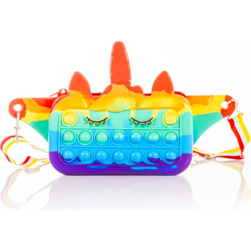 All Wear Silikon Popit Unicorn Bel Çantası % Bod Bag, Kırmız-Mavi Erkek Bel Çantası Fiyatı