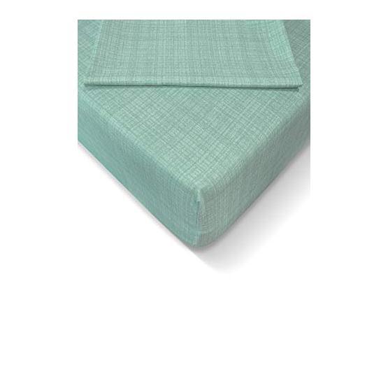 Alla Turca 120x200 cm Mint Ranforce Lastikli Çarşaf Seti