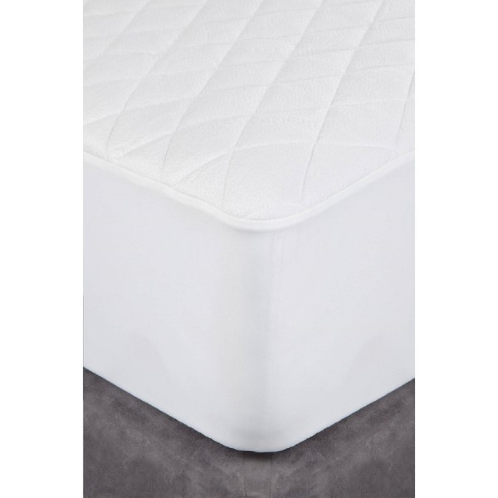 Alla Turca Kapitoneli Sıvı Geçirmez Alez 120x200 Komple Lastikli AT9490 - Beyaz - 120 x 200 cm Alez / Yatak Koruyucu Fiyatı