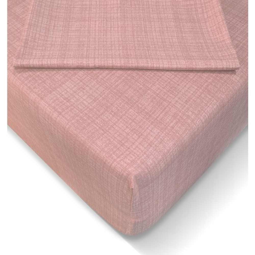 Alla Turca Ranforce 120x200 cm Lastikli Çarşaf Seti - Pudra - 120 x 200 cm Çarşaf Fiyatı
