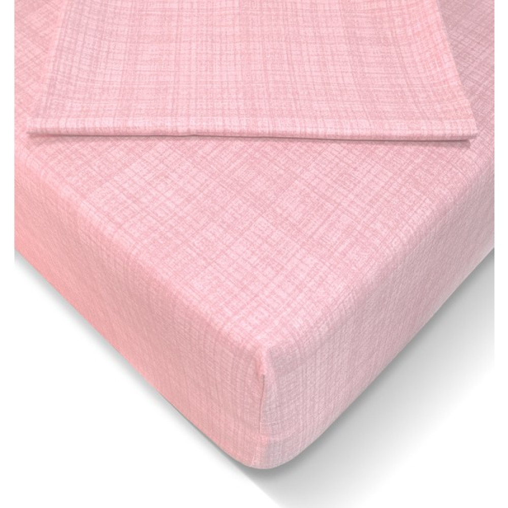 Alla Turca Ranforce 120x200 cm Lastikli Çarşaf Seti - Toz Pembe - 120 x 200 cm - Açık Pembe Çarşaf Fiyatı