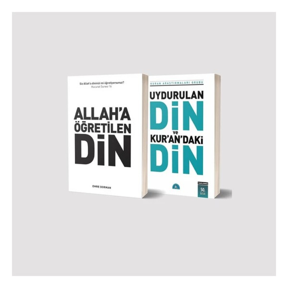 Allah’a Öğretilen Din - Uydurulan Din ve Kuran’daki Din 2 Kitap Set Din Kitapları Fiyatı