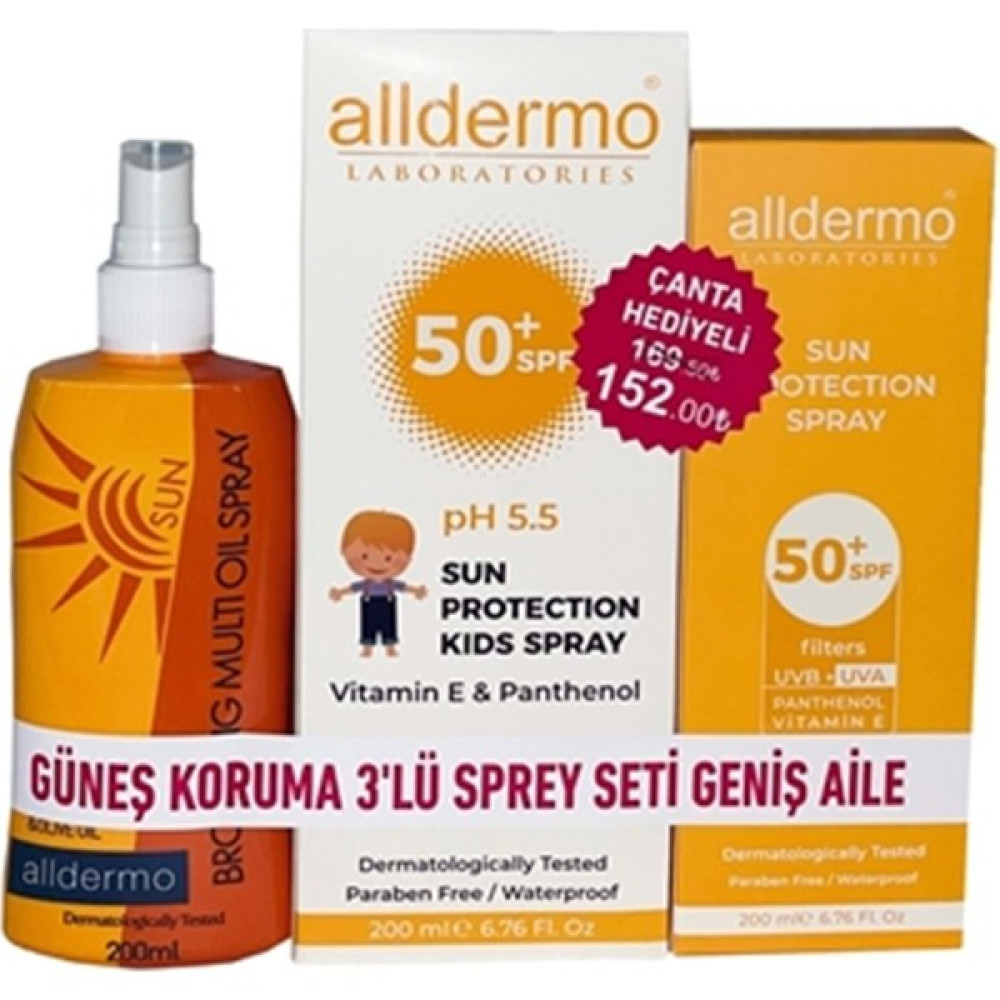 Alldermo 1384 Alldermo Güneş 3 Lü Sprey Set Oto Boyaları Fiyatı