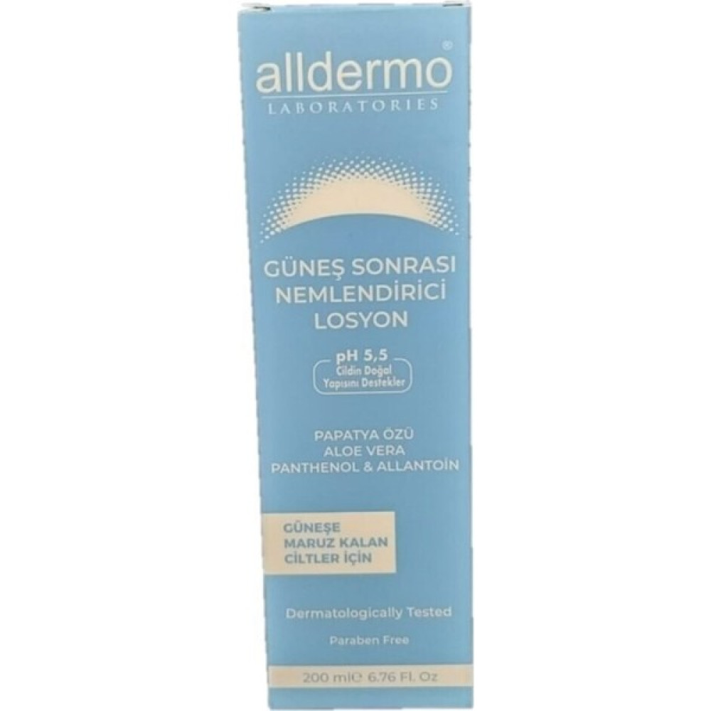 Alldermo Aftersun Losyon 200 ml Güneş Kremleri ve Losyonları Fiyatı