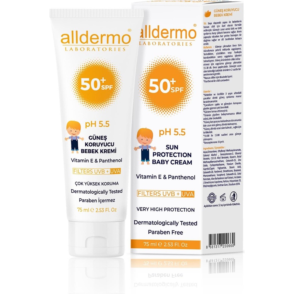 Alldermo Bebek Güneş Kremi 50 Spf 75 ml Açık Hava, Deniz ve Spor Oyuncakları Fiyatı