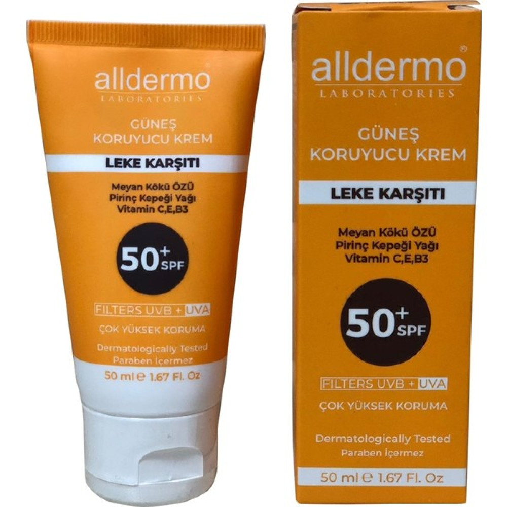 Alldermo Dark Spot Leke Karşıtı Güneş Kremi 50 ml Güneş Kremleri ve Losyonları Fiyatı