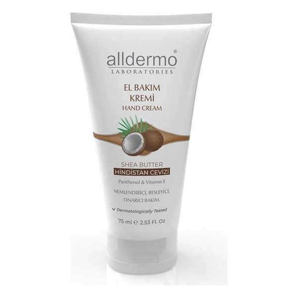 Alldermo El Bakım Kremi Shea Butter - Hindistan Cevizi 75 ml - 1 El Bakımı Fiyatı