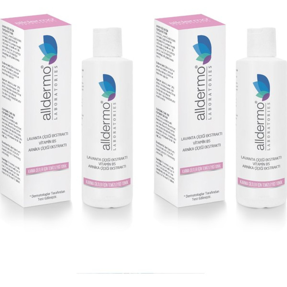 Alldermo Karma Ciltler Için Temizleyici Tonik 200 ml x 2 Adet Oto Boyaları Fiyatı