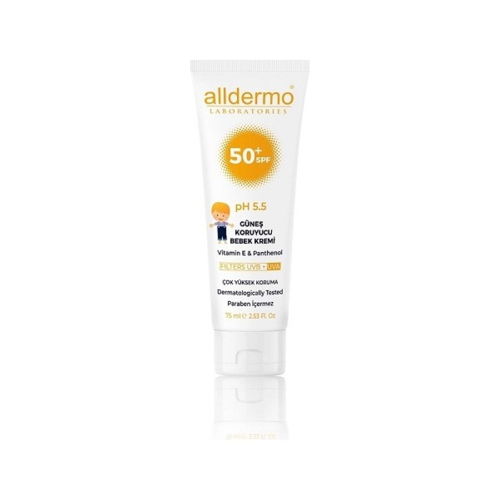 ALLDERMO LABORATORIES Ph5,5 GÜNEŞ KORUYUCU BEBEK KREMİ (50+SPF) 75 ml Güneş Kremleri ve Losyonları Fiyatı