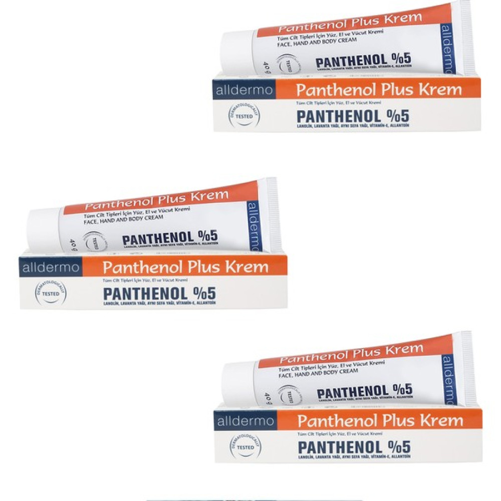 Alldermo Panthenol Plus Krem 40 gr x 3 Adet Oto Boyaları Fiyatı
