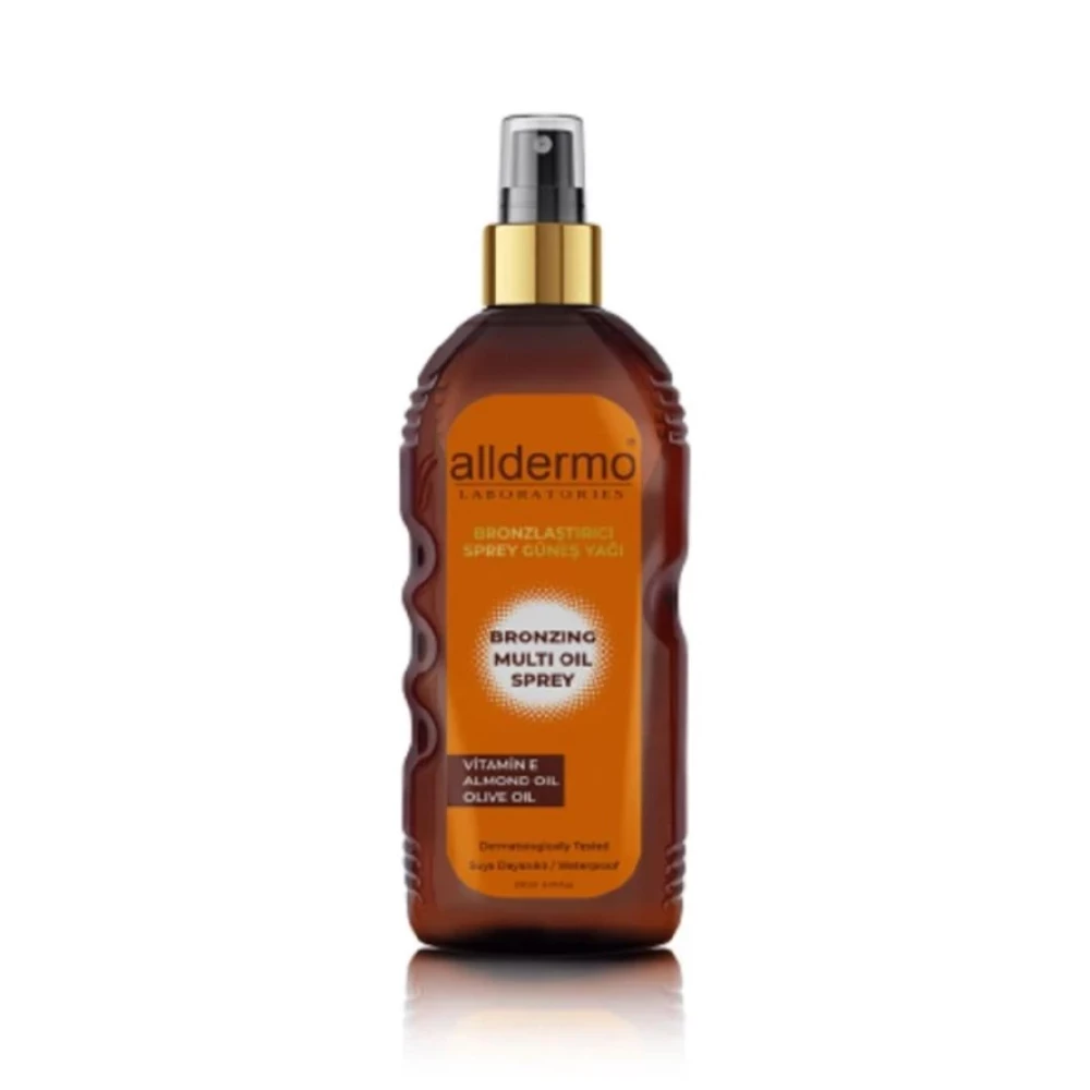 Alldermo Yogun Bronzlastırıcı Gunes Yagı Spreyı Bronzıng Sun Oıl Sprey 200 Ml Bronzlaştırıcılar Fiyatı