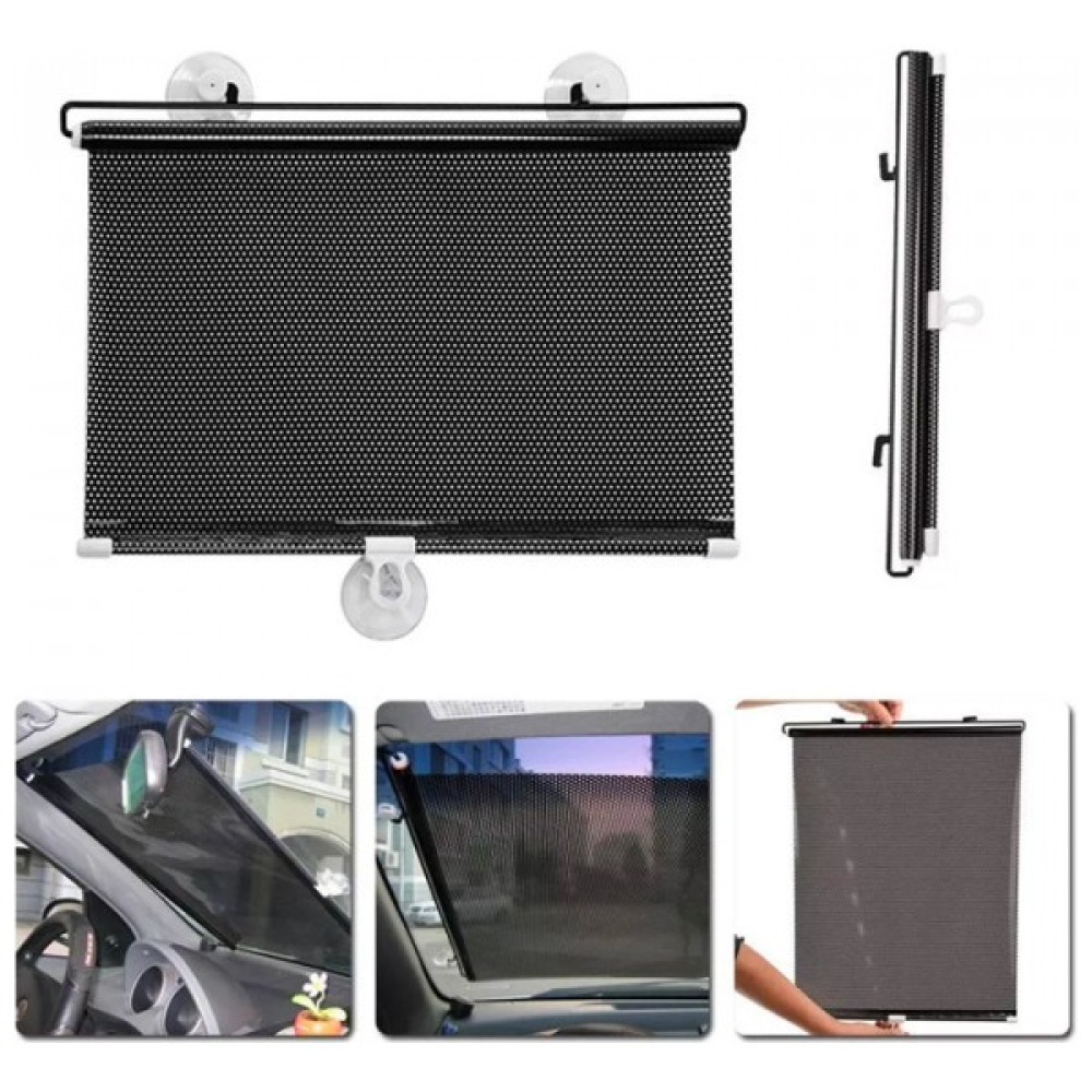 Alleon Araba Araç Içi Katlanabilir Araç Oto Ön Cam Güneşlik Branda 50X125CM - Siyah Trafik Malzemeleri Fiyatı
