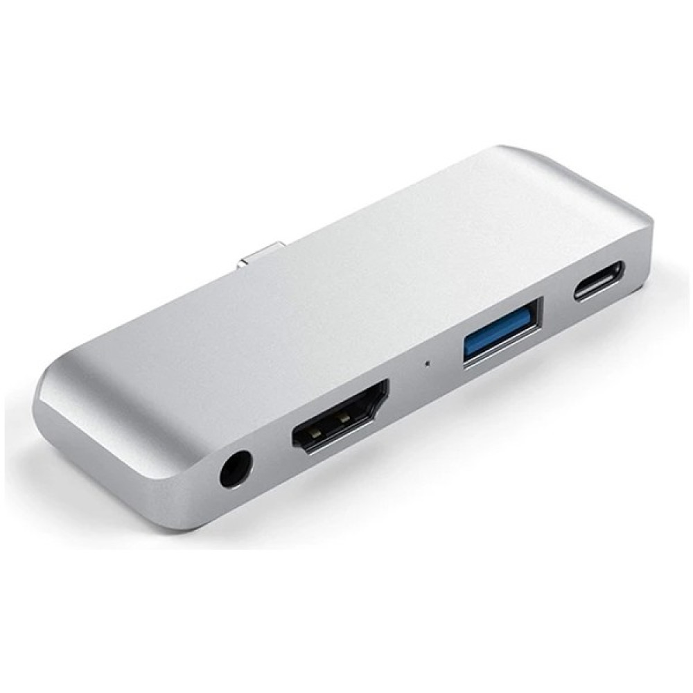 Alleon USB (Type-C To 4 In1 USB 3.0 Hdmi Hdtv 3.5 Jack Pd) Hub Adaptör Çoklayıcı - Gri Bilgisayar Çevirici ve Adaptörü Fiyatı