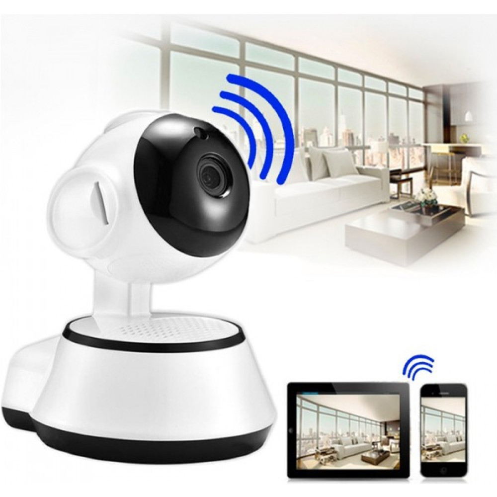 Alleon V380 1080P Hd Gece Görüşlü Hareket Sensörlü Wıfı Güvenlik Kamerası - Beyaz Video Kamera Aksesuarları Fiyatı