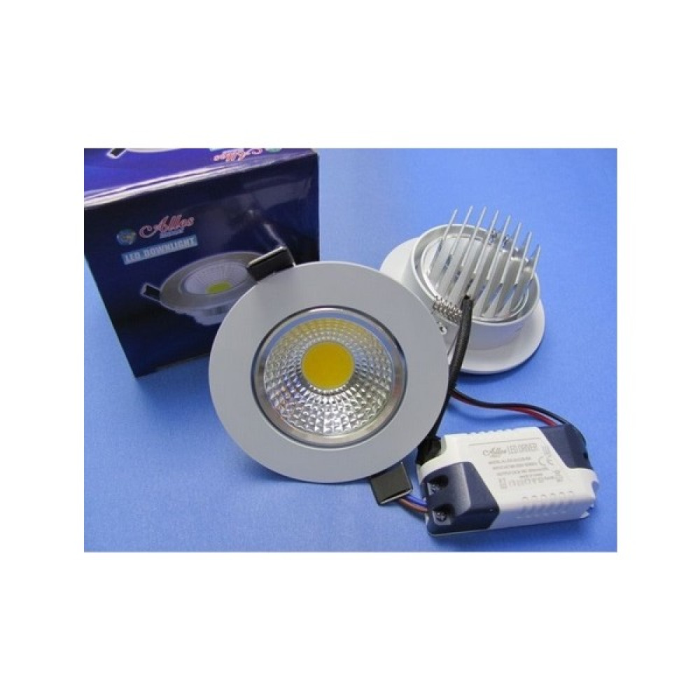 Alles 12/24 Volt 5W Cob LED Spot Beyaz Kasa - Beyaz Işık Spot Fiyatı