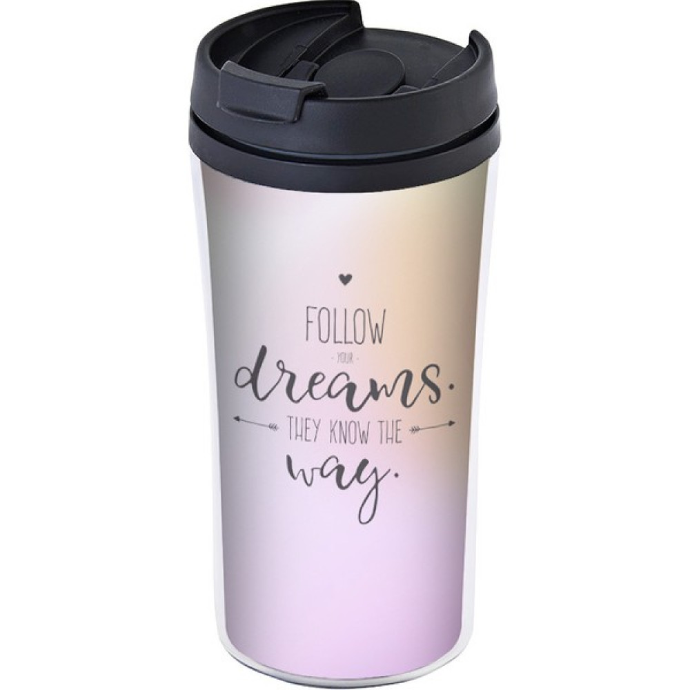 Allmug Iç-Dış Plastik Termos- Follow Your Dreams Kamp Mutfağı Fiyatı