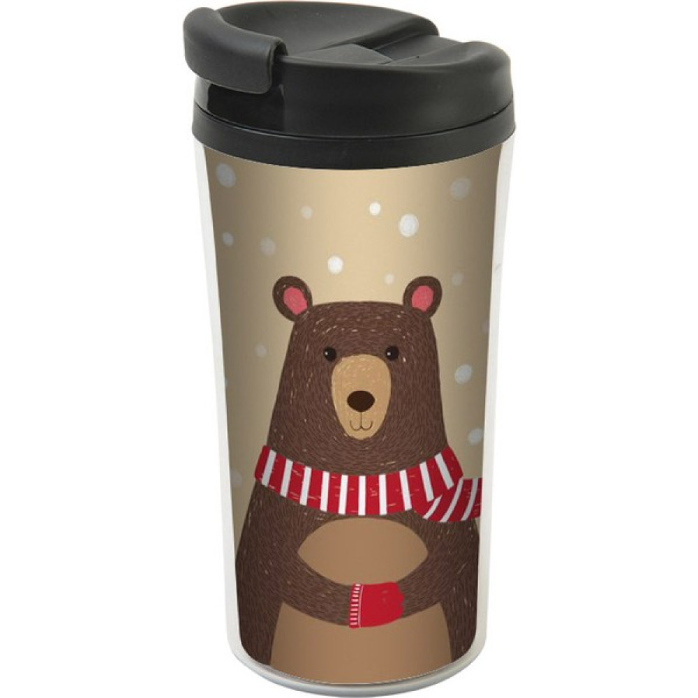 Allmug İç-Dış Plastik Termos- Teddy Bear Mug Kamp Mutfağı Fiyatı