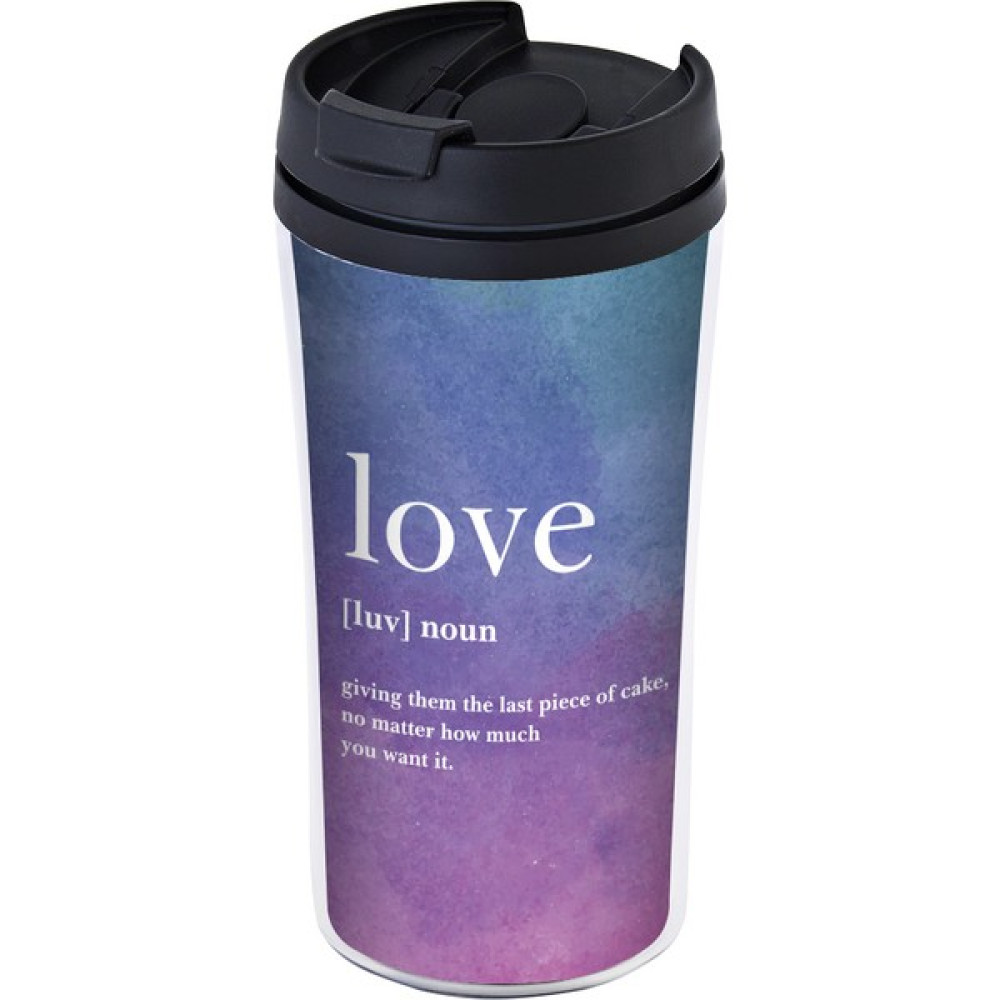 Allmug İçDış Plastik Termos Love Means Mug280 ml Kamp Mutfağı Fiyatı