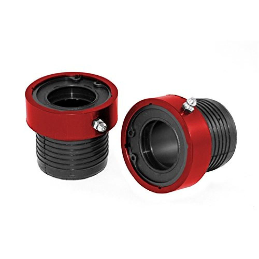 Alloy USA Axle Tube Seal Kit for Jeep Wrangler/Grand Cherokee | Front, Red, Pair | 11105 | Fits 1987-2018 Jeep Wrangler YJ/TJ/LJ/JK; 1993-1998 Jeep Grand Cherokee w/ Dana 44