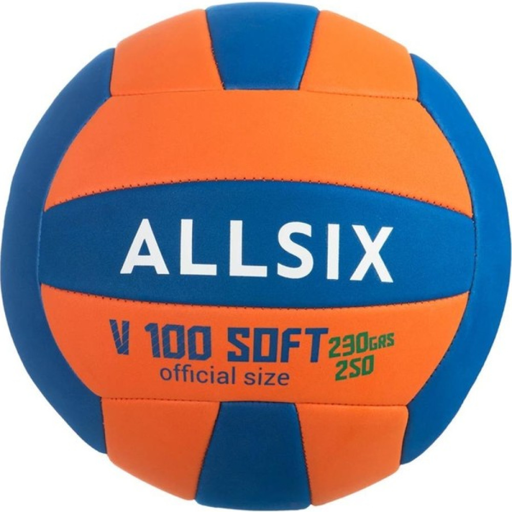 Allsix V100 Soft Voleybol Topu (Turuncu & Lacivert) Toplar Fiyatı