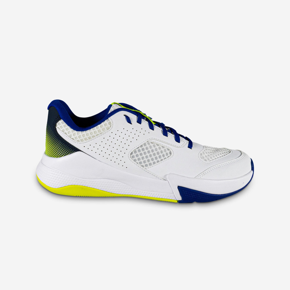 Allsix Yetişkin Voleybol Ayakkabısı - Beyaz / Mavi / Neon Sarı - Comfort Ayakkabı (Outdoor) Fiyatı