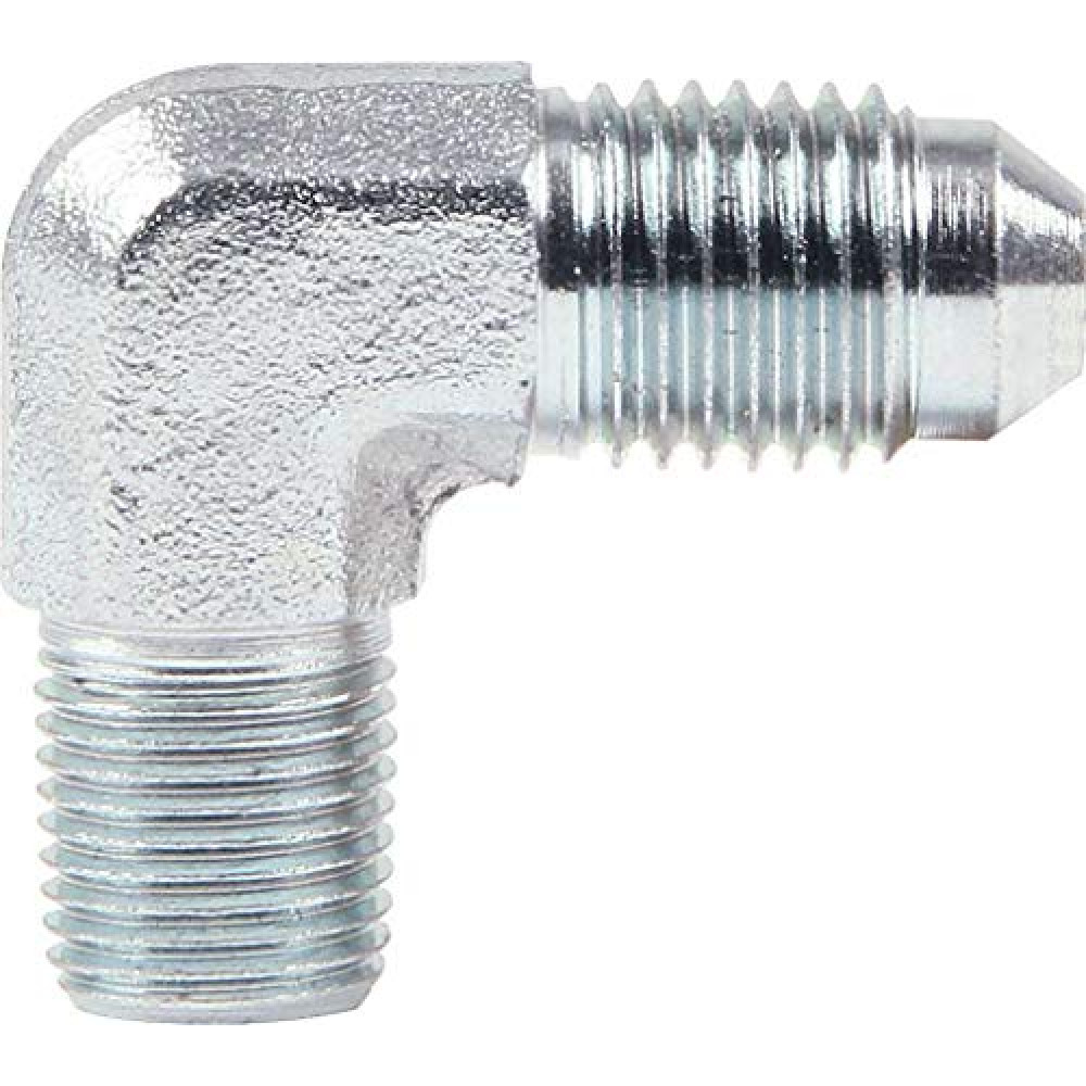 Allstar Performance ALL50019 4 AN Male to 1/8 in NPT Male 90° Adapter, 4AN to 1/8"