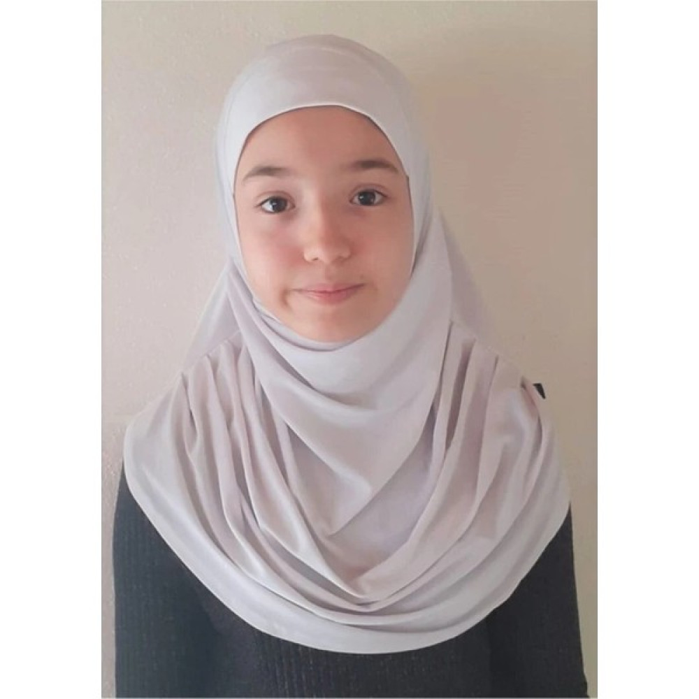 ALLURİNG Çocuk Pratik Eşarp Başörtüsü-Beyaz Eşarp Fiyatı