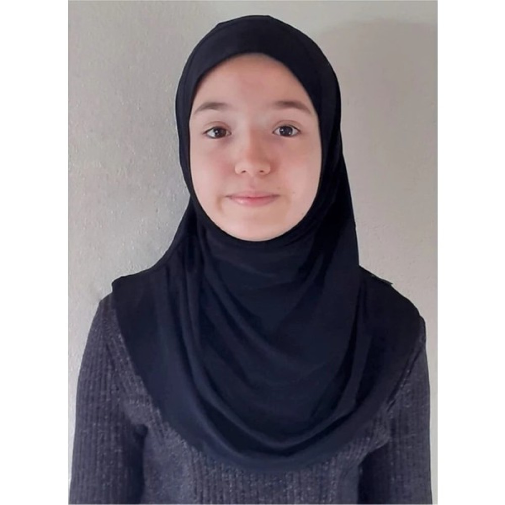 ALLURİNG Çocuk Pratik Eşarp Başörtüsü-Siyah Eşarp Fiyatı