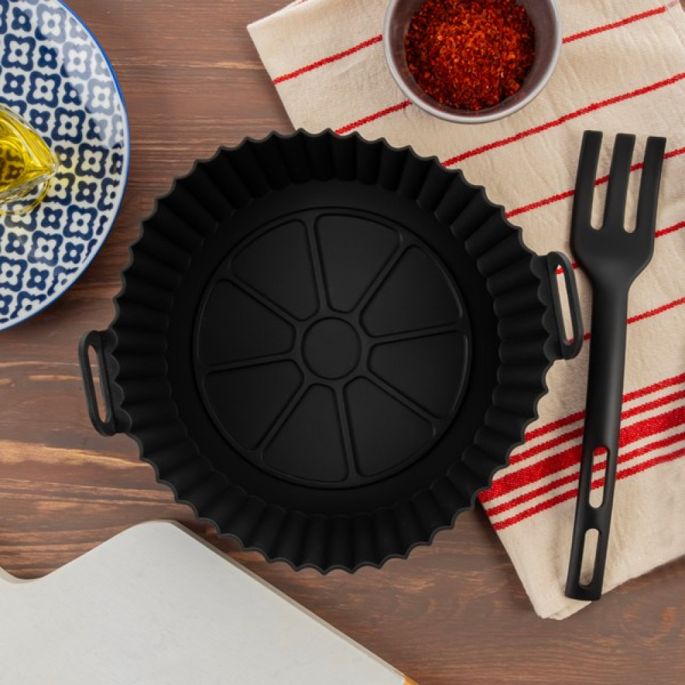 Allwear Silikon Airfryer Pişirme Kabı 2'li Ekonomik Paket, Hava Fritözü Kabı Siyah Kek Kalıpları Fiyatı