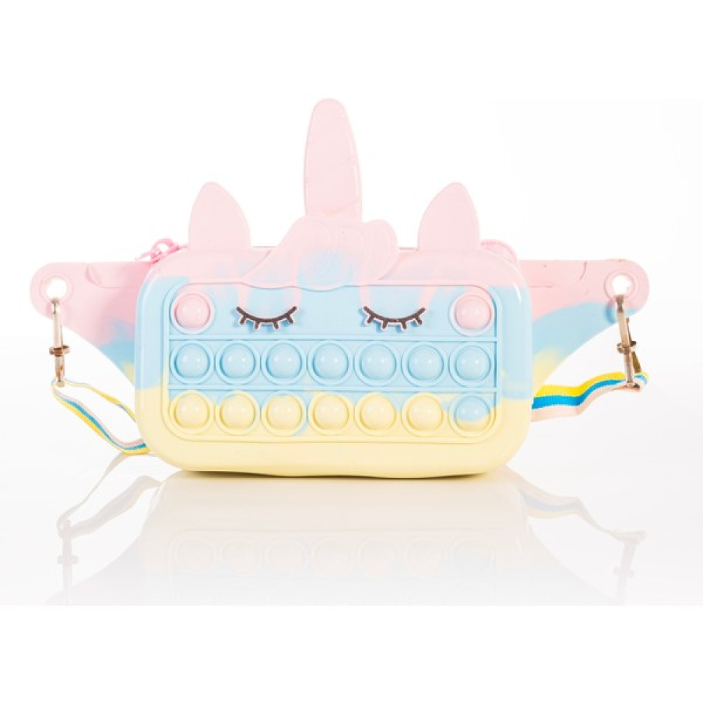 Allwear Silikon Popit Unicorn Bel Çantası % Bod Bag,pembe Bayan Bel Çantası Fiyatı