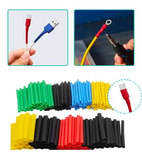 Ally 5 Renk Makaron Isı İle Daralan Kablo Seti 530 Adet 8 Boy Set-(5775) - ETC9954-9082 (Çok Renkli) Telefon Yedek Parça Fiyatı