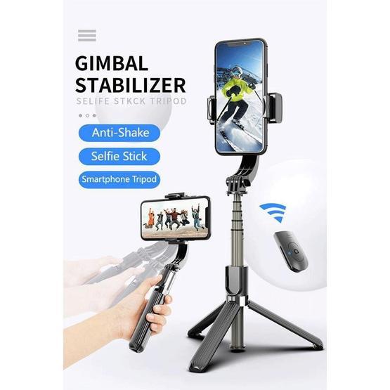 Ally L08 Gimbal 3 Eksenli Telefon Ve Kamera Sabitleyici Bluetooth Selfie Vlog Tripod
