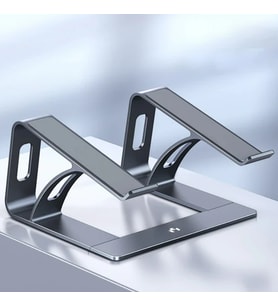 ALLY MC LS653 Premium Ergonomik Alüminyum Laptop-Bilgisayar Standı-(5775) - ETC7379-4126 (Gri) Dizüstü Bilgisayar Aksesuarları Fiyatı
