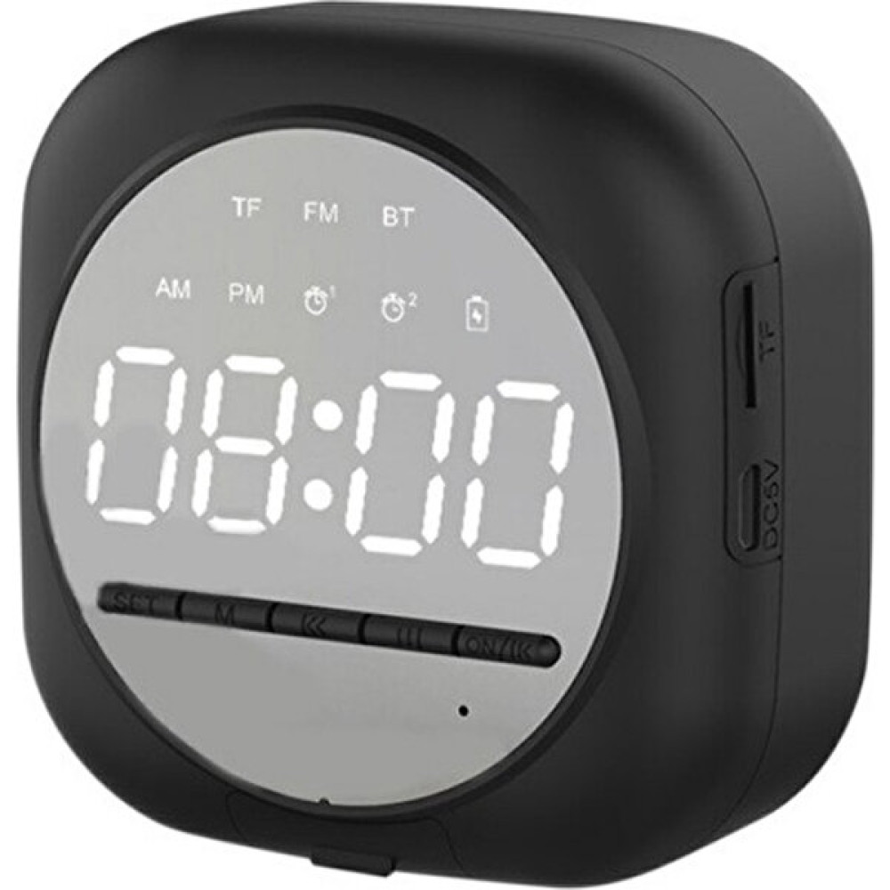 ally mobile Ally Q12 Bluetooth Hoparlör Fm Radyo Dijital Masa Saati Alarm Uyandırma Bluetooth Hoparlör Fiyatı