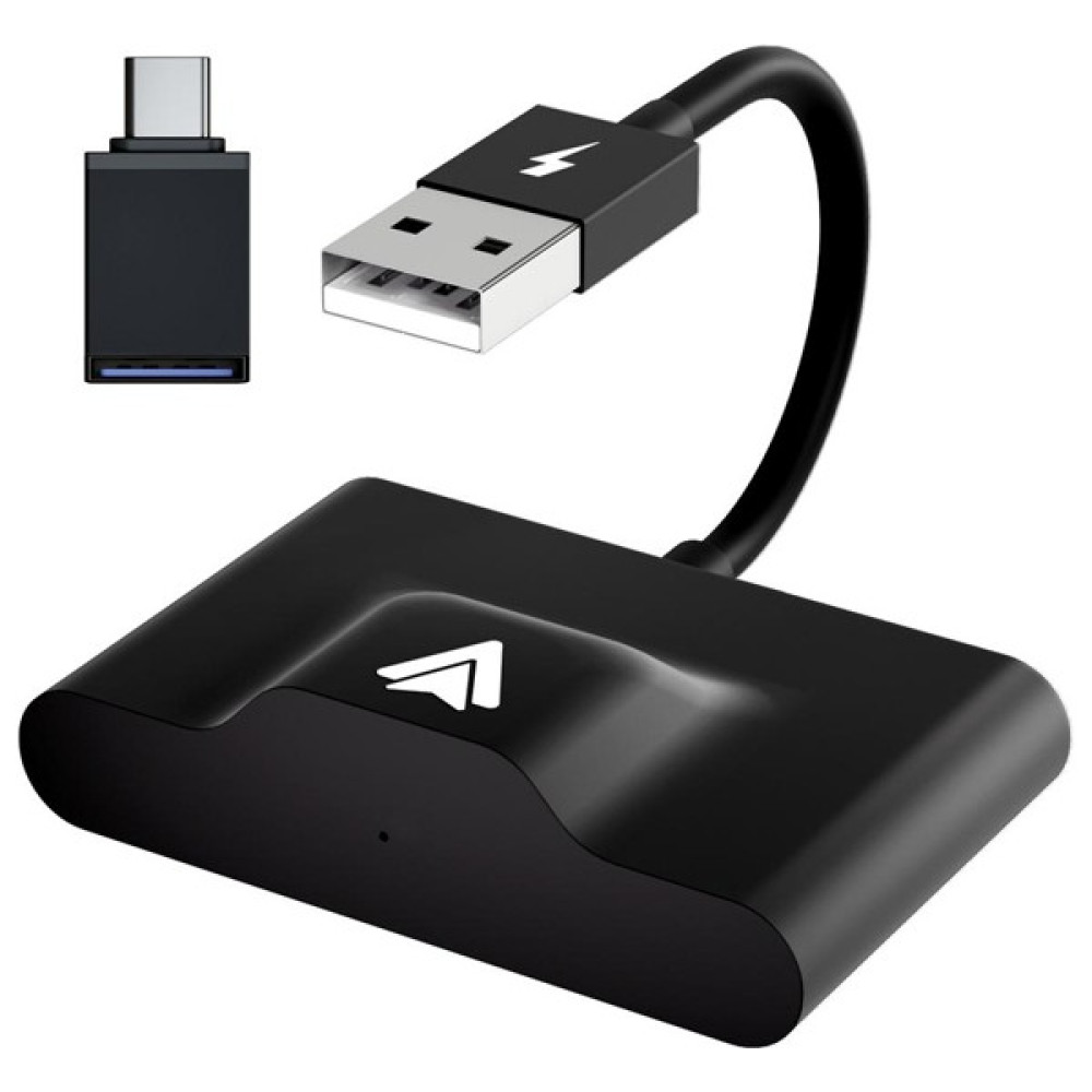 Ally Usb+Type-C Adaptör Android Kablosuz Carplay Adaptör Çevirici - Siyah Oto Boyaları Fiyatı