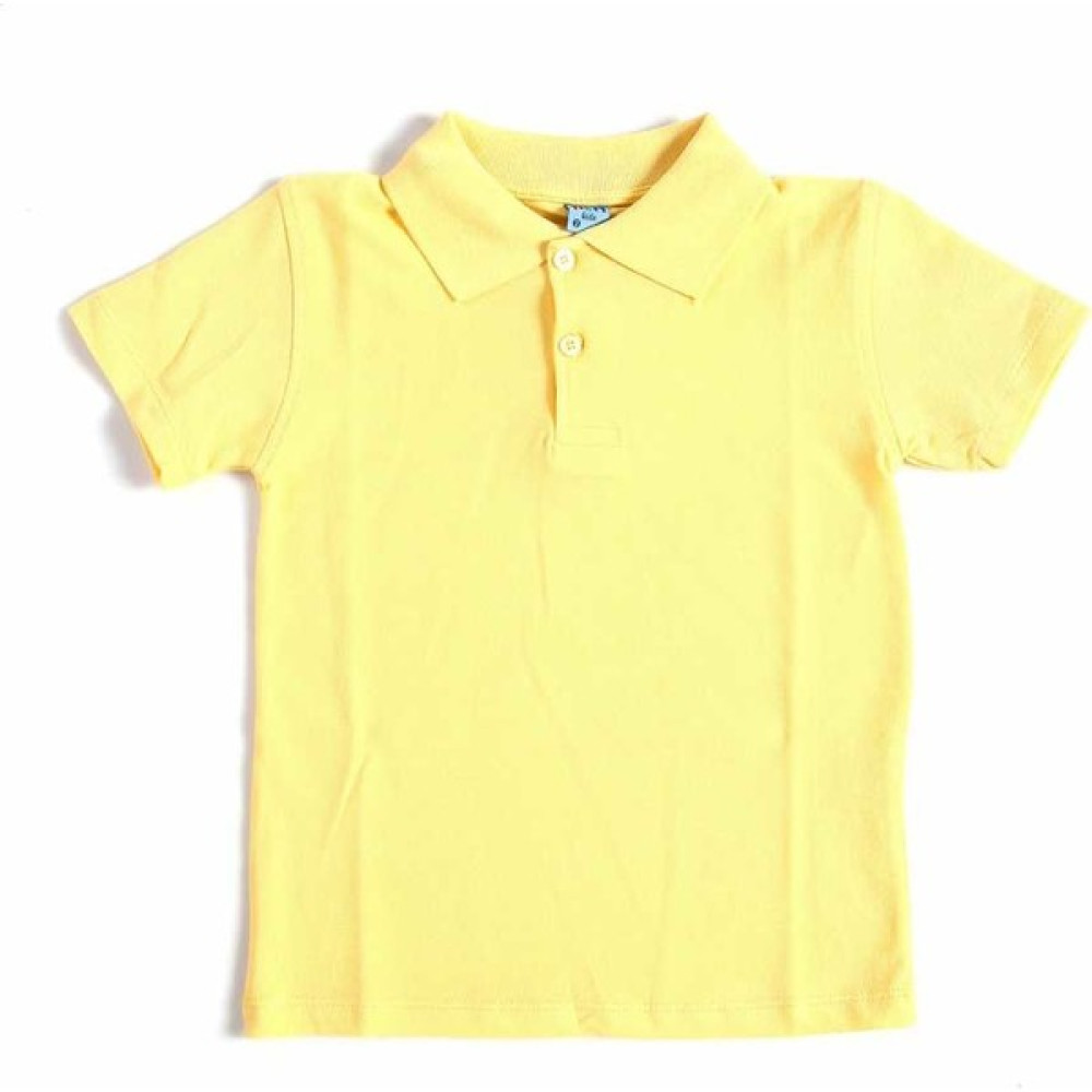 Alm Sarı Kısa Kol Çocuk Okul Lakos Tişört/T-Shirt - 80238-006 Erkek Çocuk T-shirt Fiyatı