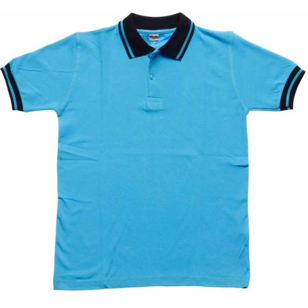 Alm Turkuaz Lacivert Yakalı Kısa Kol 6-16 Yaş Çocuk Okul Lakos Tişört T-Shirt - 81338-TURKUAZ Erkek Çocuk T-shirt Fiyatı
