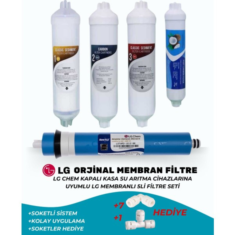 ALMERA SU ARITMA Kapalı Kasa Su Arıtma Cihazlarına Uyumlu 5li ALMERA SU ARITMA Chem Filtre Seti Bahçe Makinesi Aksesuar & Yedek Parça Fiyatı