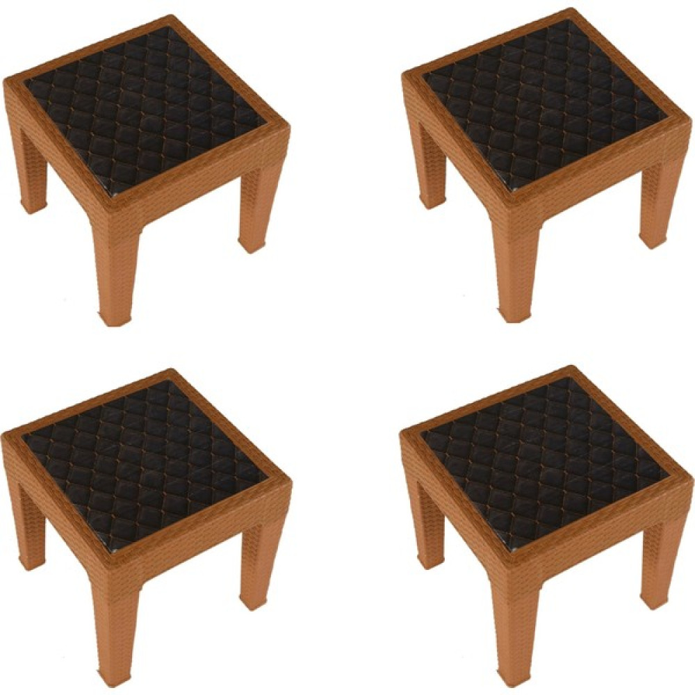 Almina Premium Rattan Sehpa 45X45CM Kamp Masa Sehpa ve Piknik Seti 4 Adet - 45X45 Mangal & Barbekü Malzemeleri Fiyatı