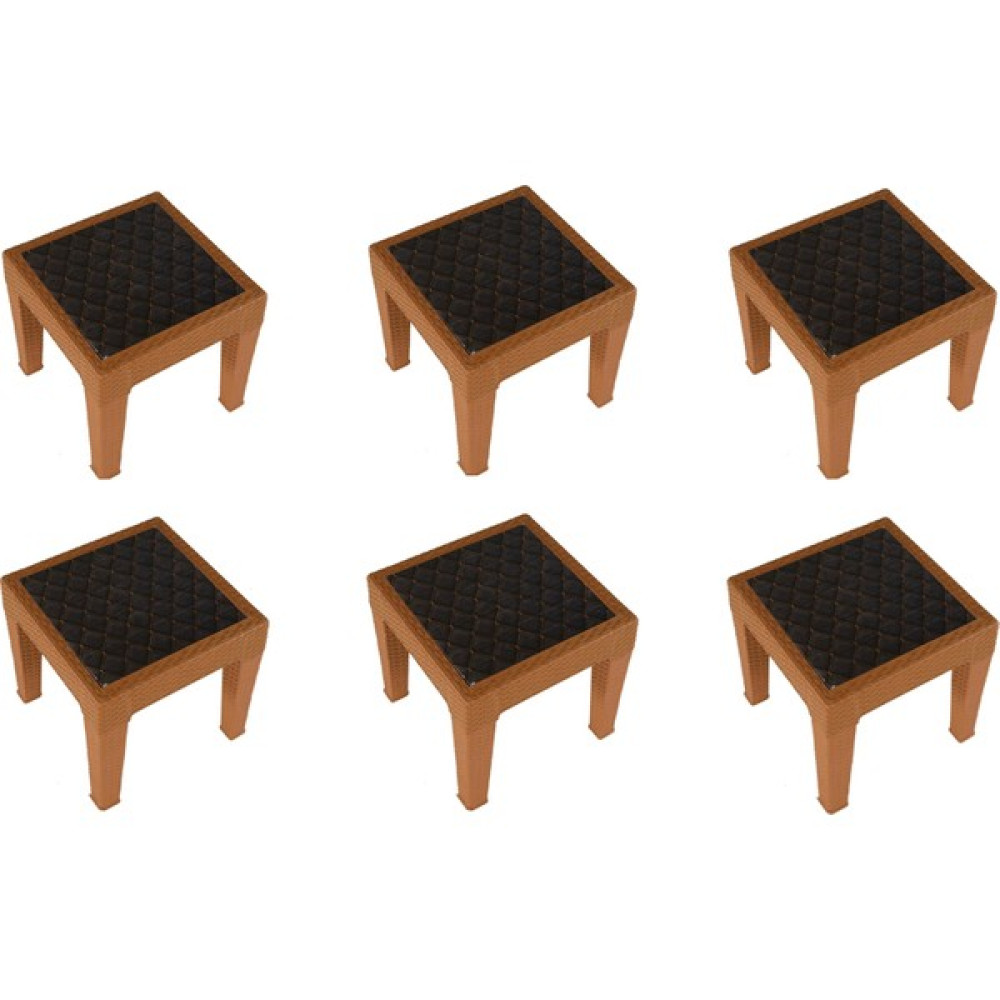Almina Premium Rattan Sehpa 45X45CM Kamp Masa Sehpa ve Piknik Seti 6 Adet - 45X45 Mangal & Barbekü Malzemeleri Fiyatı
