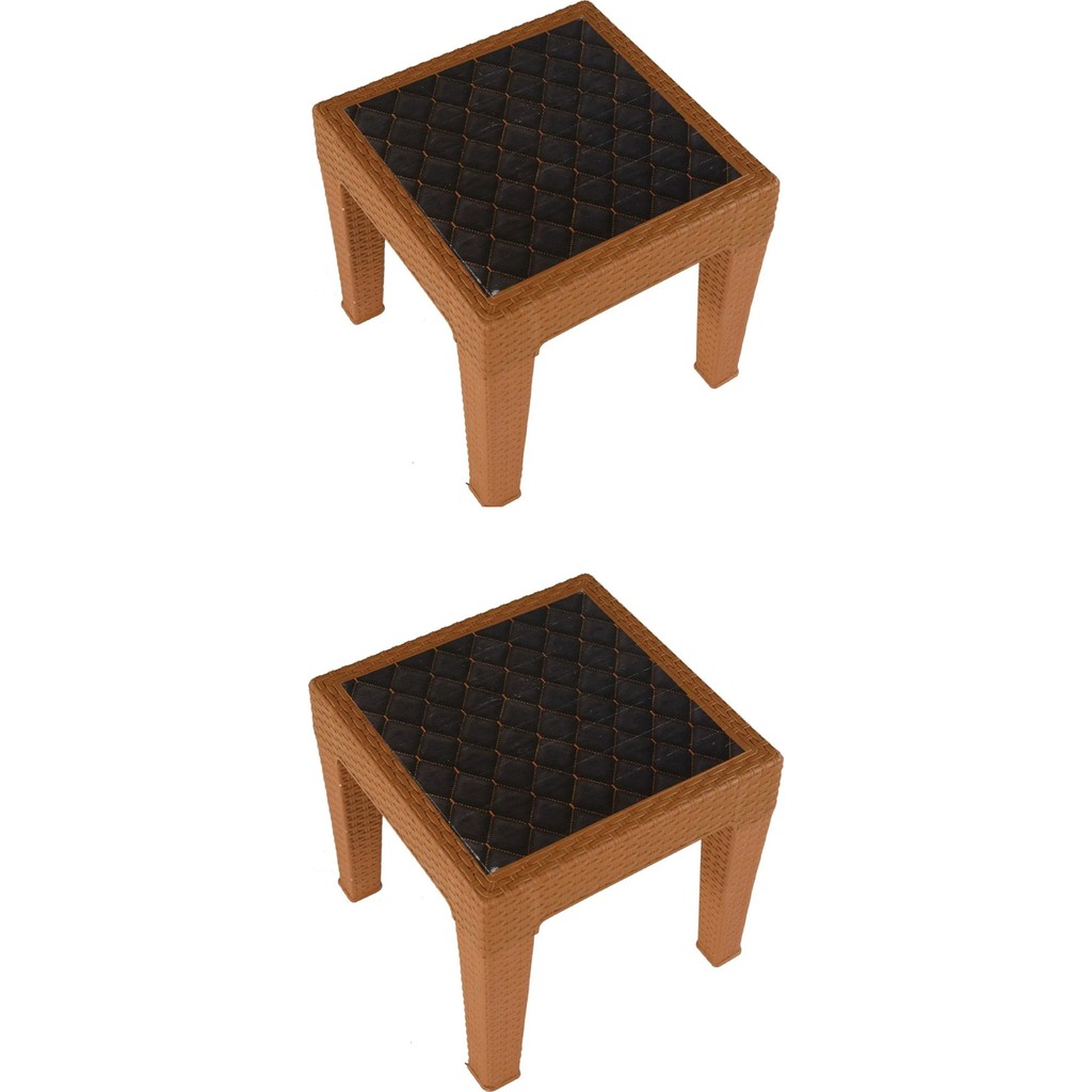 Almina Rattan Sehpa 45X45 Kamp Ve Piknik Masası 2 Adet Kamp & Piknik Masası Fiyatı