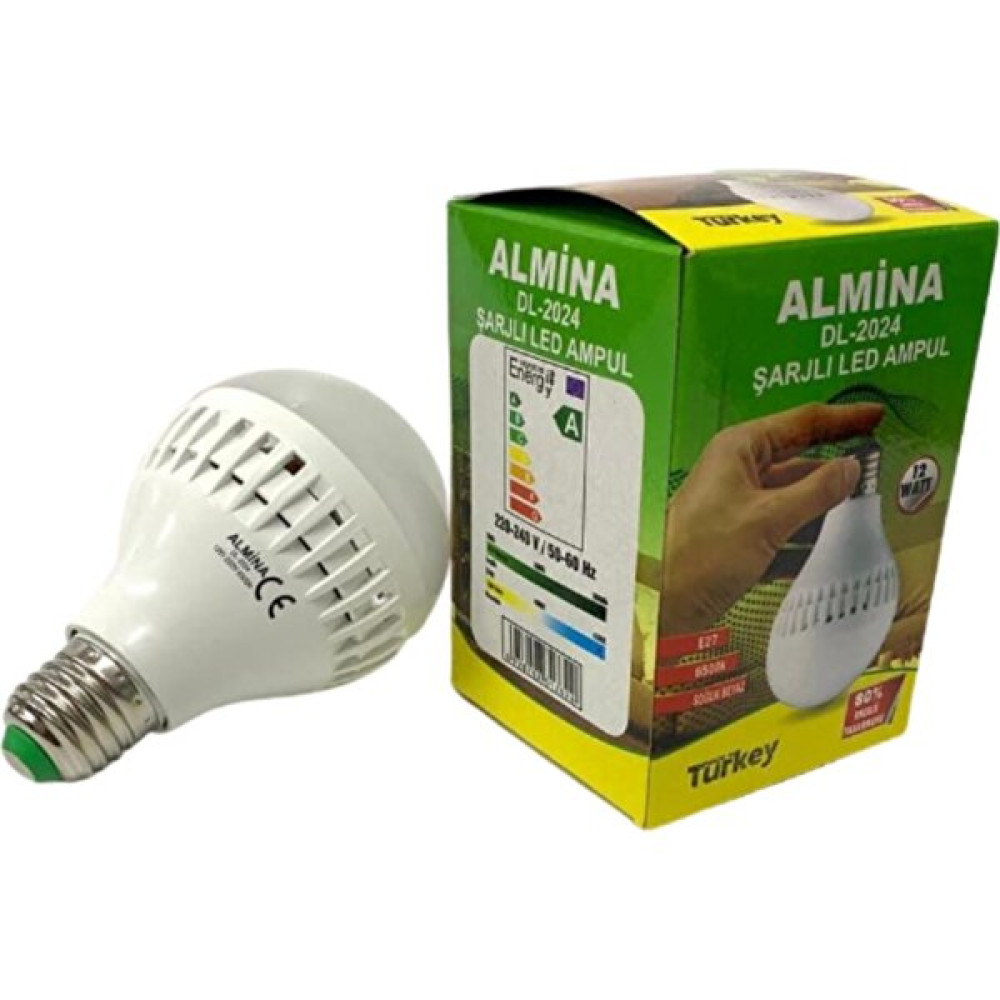 Almina Şarjlı LED Ampül 15W DL-2025 Led Aydınlatmalar Fiyatı