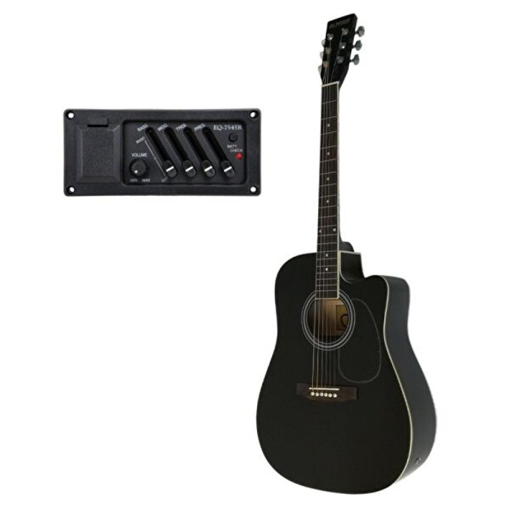 Almira F650N-Bkc Siyah Elektro Akustik Gitar Akustik Gitarlar Fiyatı