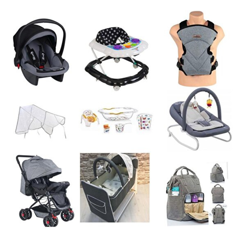 Almira Kids 13 Parça Çift Yön Bebek Arabası Puset Yürüteç Portbebe Beşik Puset Ana Kucağı Set Bebek Arabası ve Pusetler Fiyatı