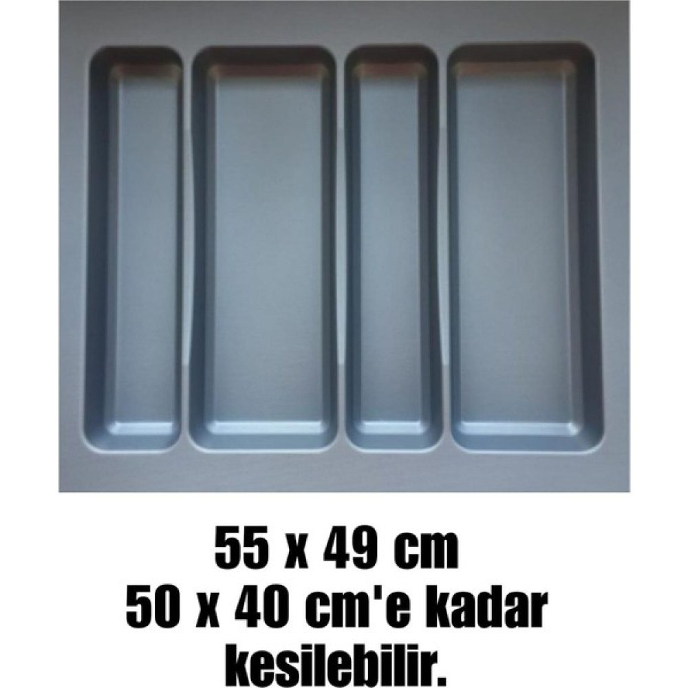 ALMITAL Gri Lüx 55 x 49 cm Çekmece İçi Kepçelik Pratik Mutfak Gereçleri Fiyatı
