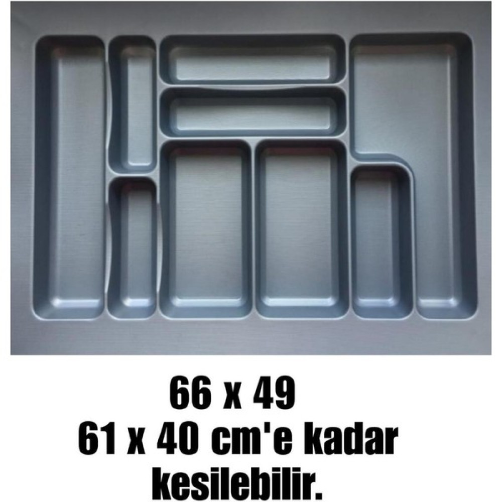 ALMITAL Gri Renk Çekmece İçi Düzenleyici Kaşıklık Pratik Mutfak Gereçleri Fiyatı