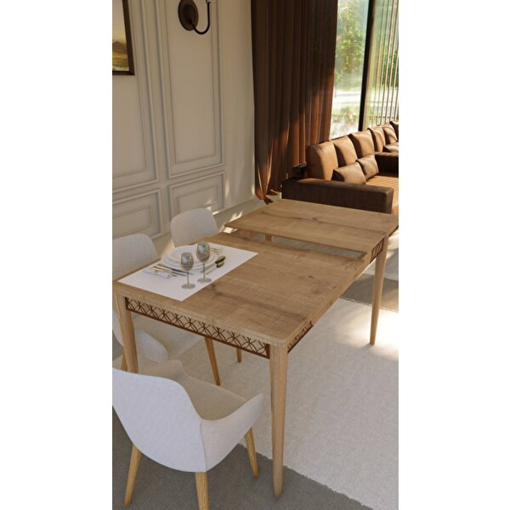 Almond Mobilya 80X170 Kelebek Masa, Açılır Masa, Yemek Masası, Mutfak Masası, 6 Kişilik Masa, Ahşap Masa - Ceviz Yemek & Mutfak Masası Fiyatı