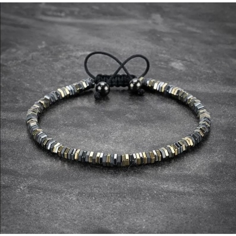 Alnis Atelier Gold ve Gri Hematit Doğal Taş Bileklik Diğer Fiyatı