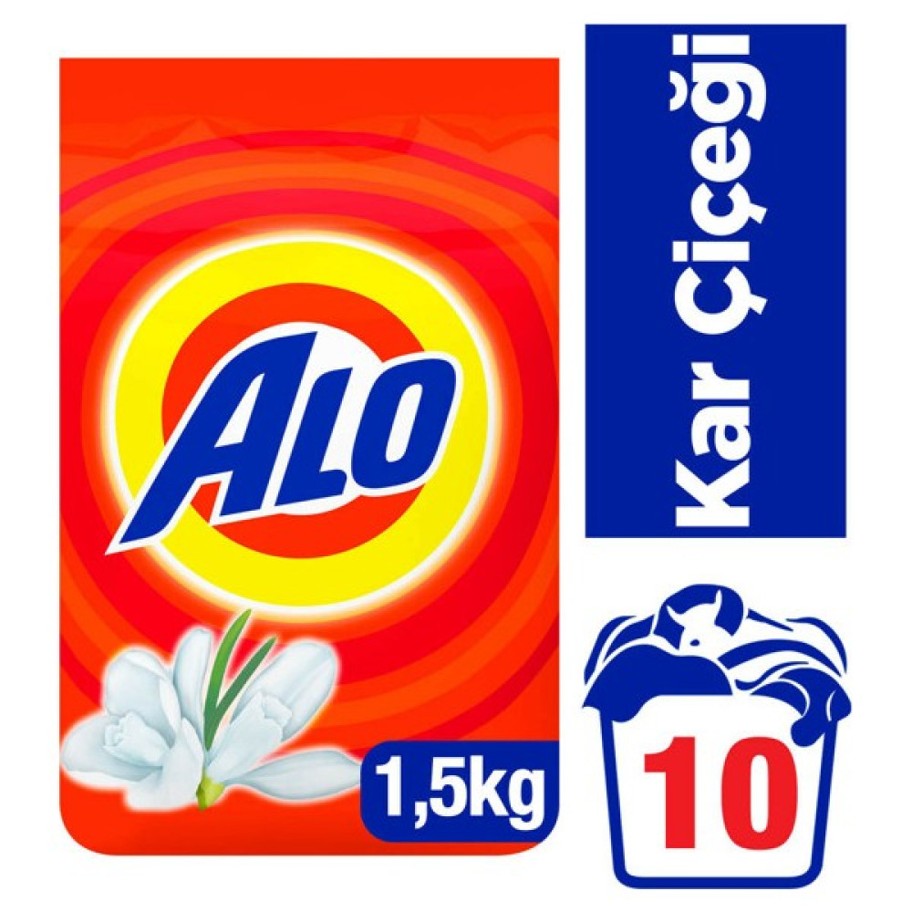 Alo 1,5 kg Toz Çamaşır Deterjanı Kar Çiçeği Çamaşır Deterjanı Fiyatı