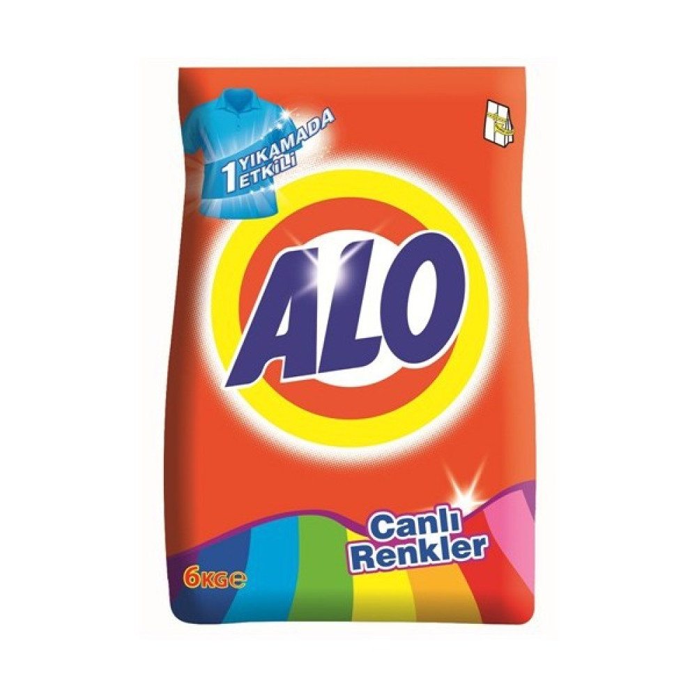 Alo Çamaşır Deterjanı 6 kg Canlı Renkler Çamaşır Deterjanı Fiyatı